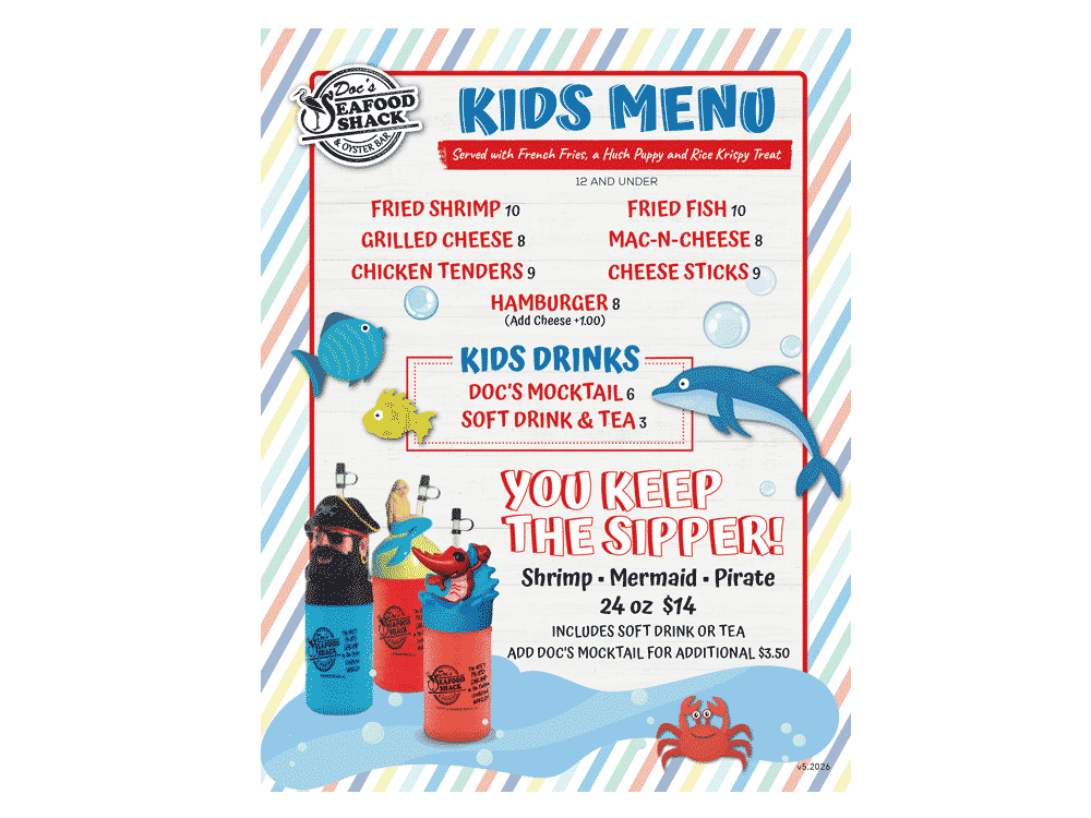 Kids Menu